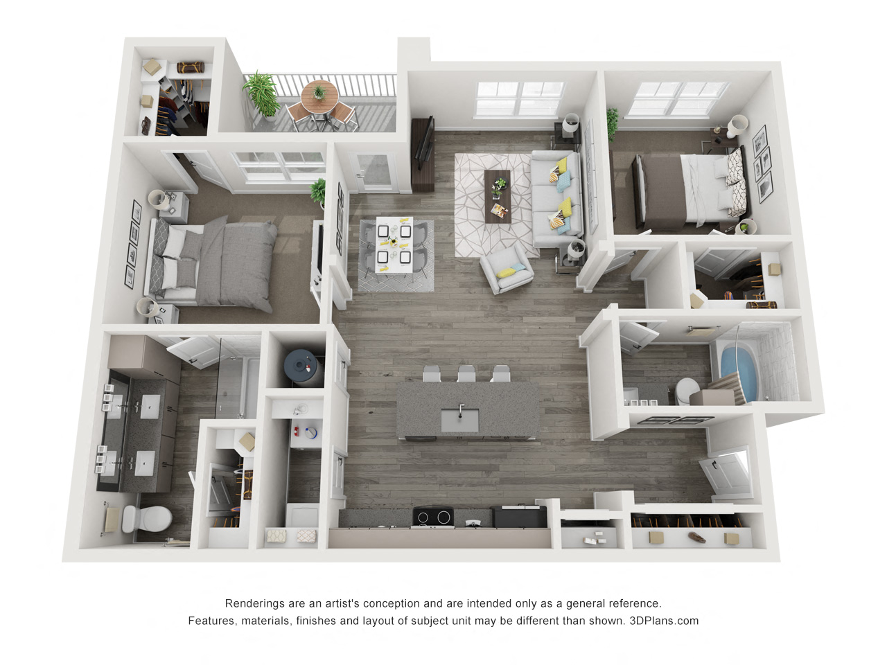 Five810 Southlands Apartments Velvet Floor Plan